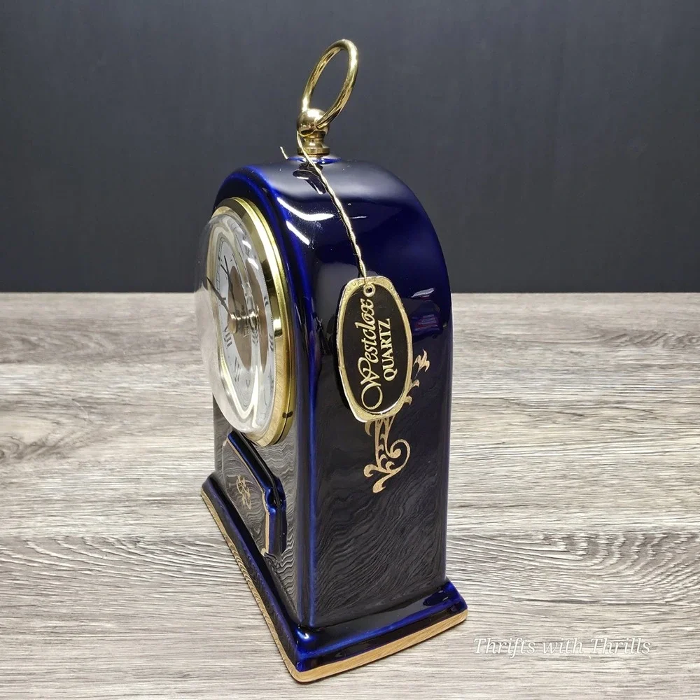 Vintage Westclox Clock - Handmade - Beautiful Blue - Collection Piece  - Rare‎